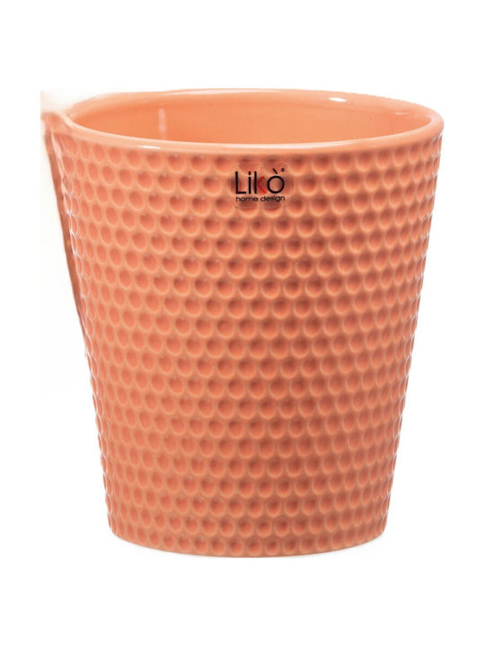 Fankon Flowers Κασπώ Κεραμικό Πορτοκαλί