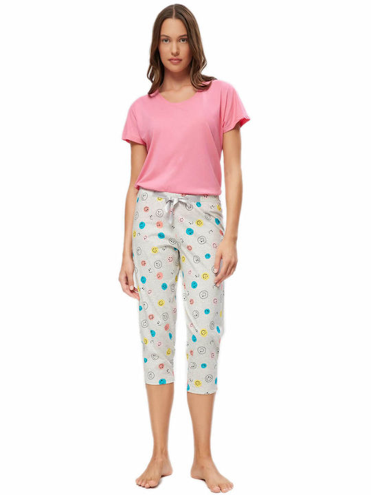 Minerva Summer Women's Pyjama Pants Beige