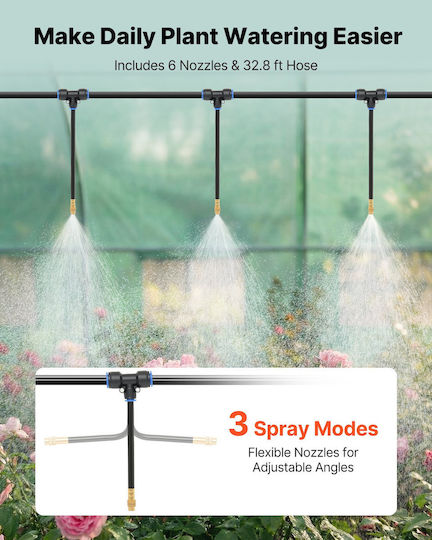 Vevor Tunnel Greenhouse with Metallic Frame 4.48x1.97x1.97m