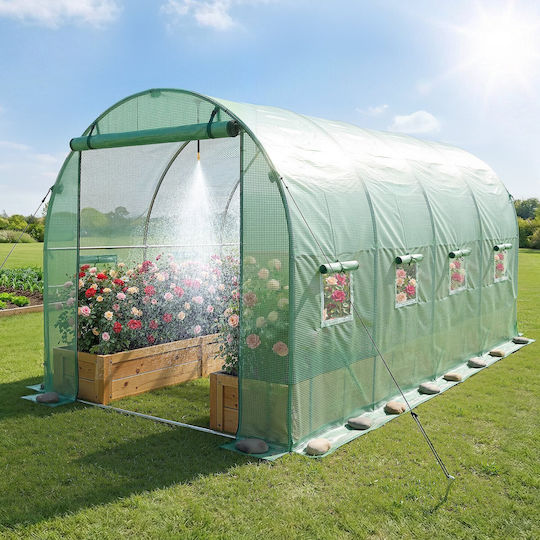 Vevor Tunnel Greenhouse with Metallic Frame 4.48x1.97x1.97m