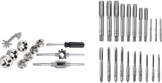 Forsage Threading Tap Die Set 32pcs M3-m12