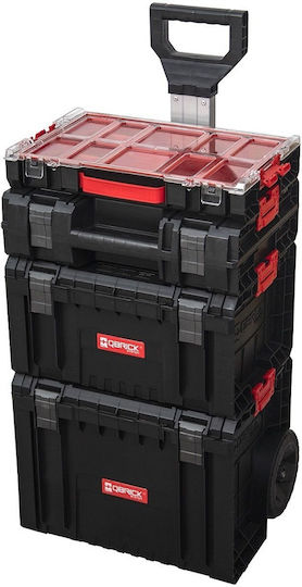 Set 4in1 Modular Boxes Cart 2.0 Case + Toolbox 2.0 + Toolcase + Organizer 100 Qbrick System