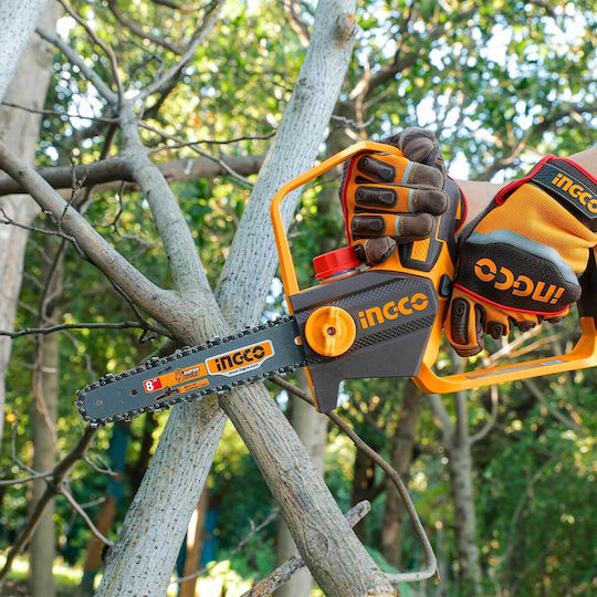 Ingco Pruning Chainsaw Battery Solo Brushless 20V 1.25kg with 20cm Blade