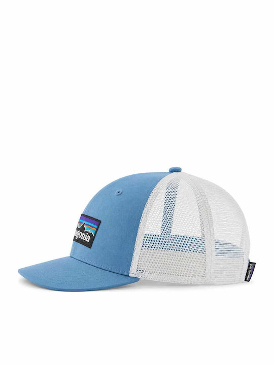 Patagonia P-6 Logo Trucker Hat Shore Blue