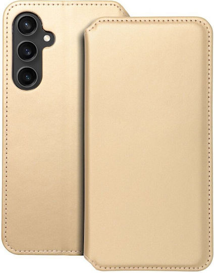 Tel1 Samsung Galaxy A55 5g Dual Pocket Θήκη Βιβλίο Gold
