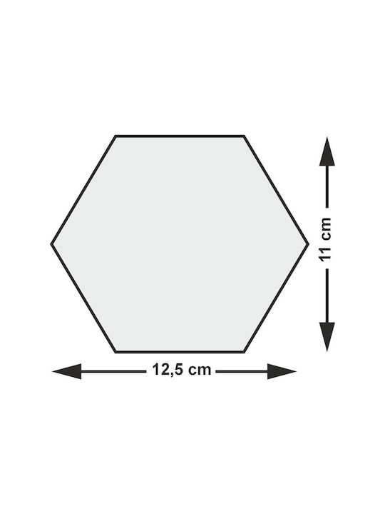SteweHome Full Body Wall Mirror Asymmetric with Silver Plastic Frame 120x110cm