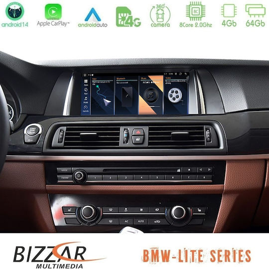 Bizzar Auto-Audiosystem für BMW Serie 5 2024-2025 mit Touchscreen 5" Bluetooth USB AUX Eingebautes Wi-Fi GPS Apple CarPlay Android Auto