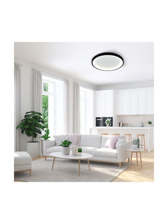 Ceiling Light Alexa-c Led 60w Cct 2919lm 230v Dim Φ40 Black 5252