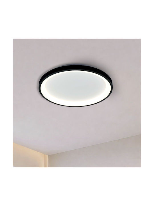 Ceiling Light Alexa-c Led 60w Cct 2919lm 230v Dim Φ40 Black 5252