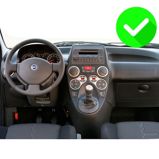 Carmedia Car Audio System for Fiat Panda 2003-2012 (Bluetooth/USB/WiFi/GPS/Apple-Carplay/Android-Auto) with Touch Screen 9"
