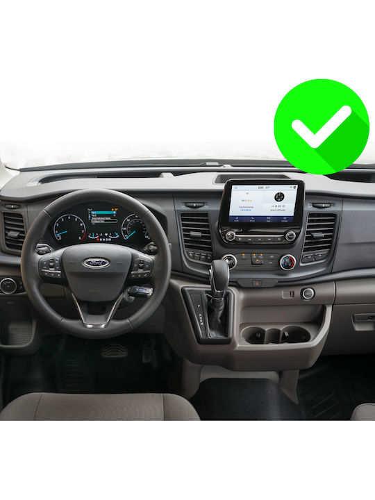 Carmedia Car Audio System for Ford Transit Custom / Tourneo Custom 2019 (Bluetooth/USB/WiFi/GPS/Apple-Carplay/Android-Auto) with Touch Screen 12.3"