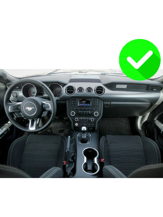 Carmedia Car Audio System for Ford Mustang 2015-2020 with Touch Screen 9" Bluetooth USB Wi-Fi GPS Apple CarPlay Android Auto