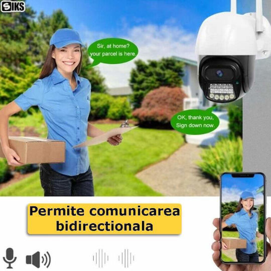 IP Κάμερα Παρακολούθησης Wi-Fi/4G Full HD 1080p Αδιάβροχη με Αμφίδρομη Επικοινωνία