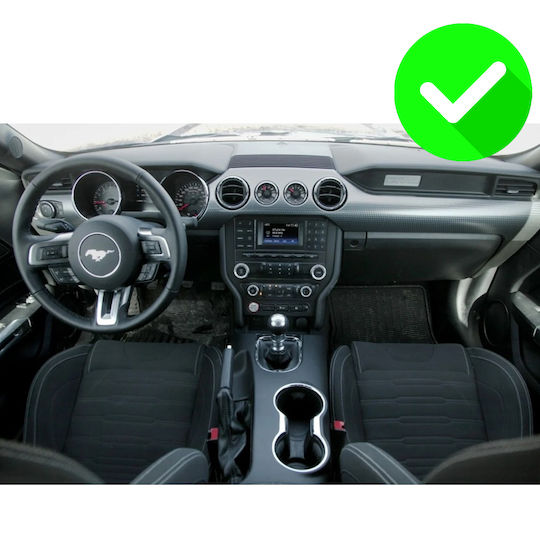 Carmedia Ηχοσύστημα Αυτοκινήτου για Ford Mustang 2015-2020 (Bluetooth/USB/WiFi/GPS/Apple-Carplay/Android-Auto) με Οθόνη Αφής 12.3"