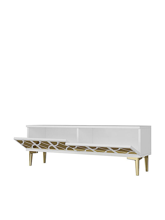 TV-Ständer Weiß M120xP30xH41cm SteweHome