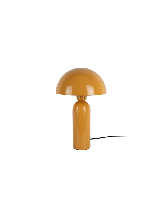 Leitmotiv Atrayente Metal Table Lamp with Yellow Shade and Base
