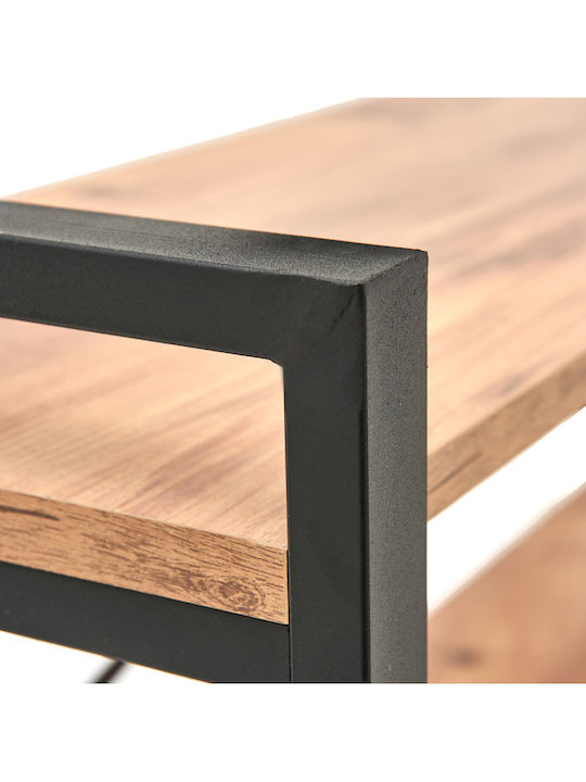 Metal Multicolour TV Stand L120xD34xH60cm