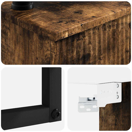 vidaXL Badezimmer Waschtisch-Einheit M50xB41xH39cm Braun