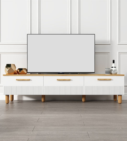 TV-Ständer Bodenstehend Mehrfarbig 180x30x43cm TV-Ständer Bodenstehend Mehrfarbig 180x30x43cm