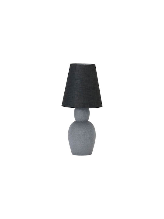 House Doctor Orga Ceramic Table Lamp for Socket E27 with Gray Shade and Base
