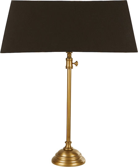 InTheBox Lang Metal Table Lamp for Socket E27 with Black Shade and Gold Base