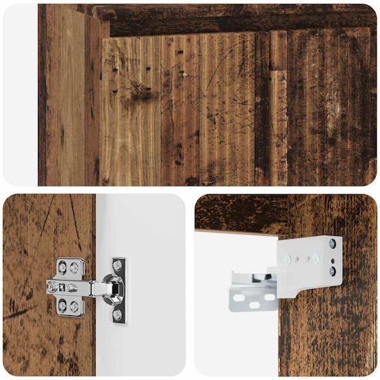 vidaXL Vanity Unit With Sink L53xW35xH63cm Reclaimed Wood