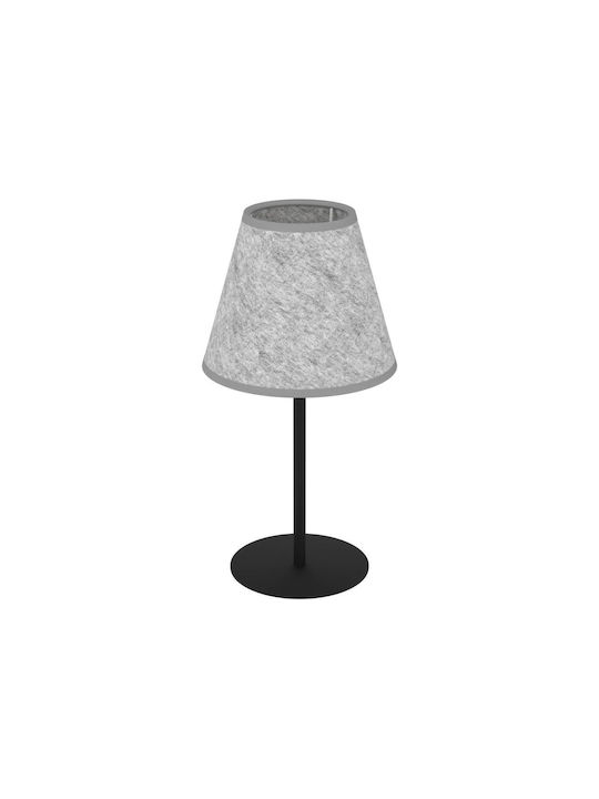 Eglo Metal Table Lamp for Socket E27 with Gray Shade and Base