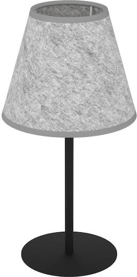 Eglo Metal Lampă de masă pentru Soclu E27 cu Abajur Gri și Bază Eglo Metal Lampă de masă pentru Soclu E27 cu Abajur Gri și Bază
