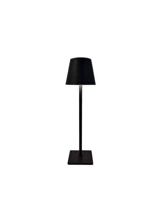 Inlight Πορτατίφ LED με Μαύρο Καπέλο και Βάση