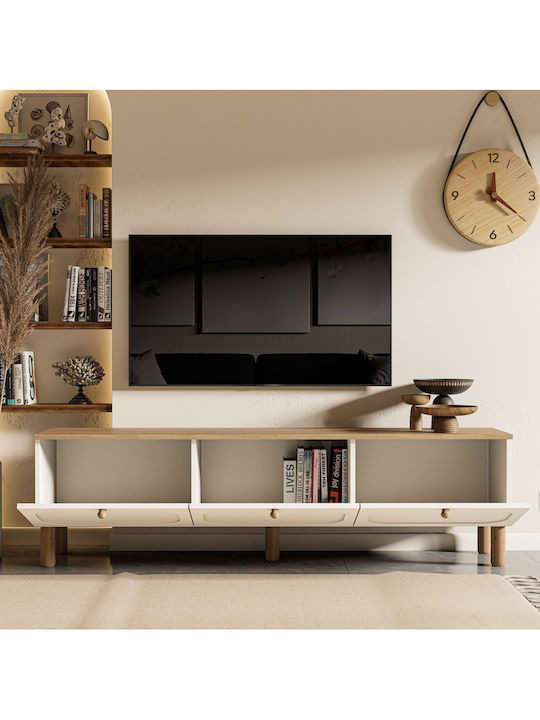 SteweHome TV-Ständer Gelb M180xT35xH50cm