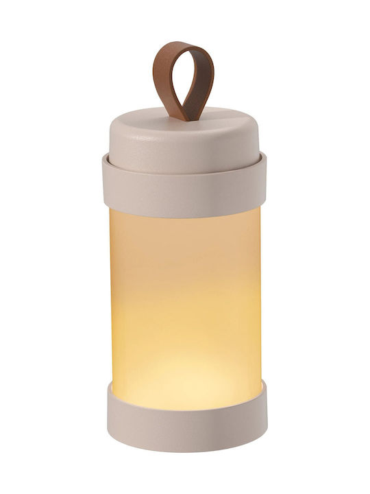 Sompex Plastic Lampă de masă LED cu Abajur Bej și Bază