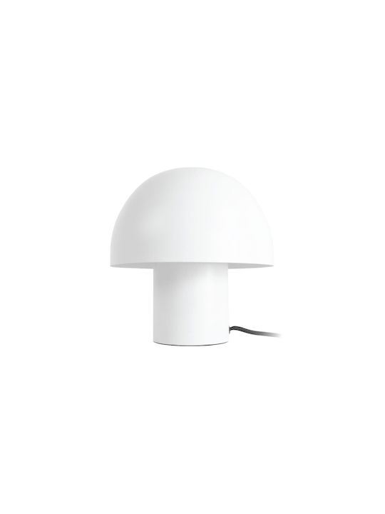 VK Lighting Table Lamp for Socket E27 with White Shade and Base