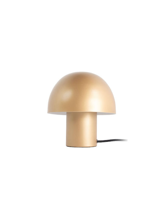VK Lighting Table Lamp for Socket E27 with Gold Shade and Base