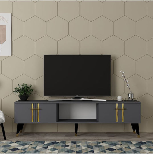 Floor-Standing Gray TV Stand 150x29x44 cm Floor-Standing Gray TV Stand 150x29x44 cm