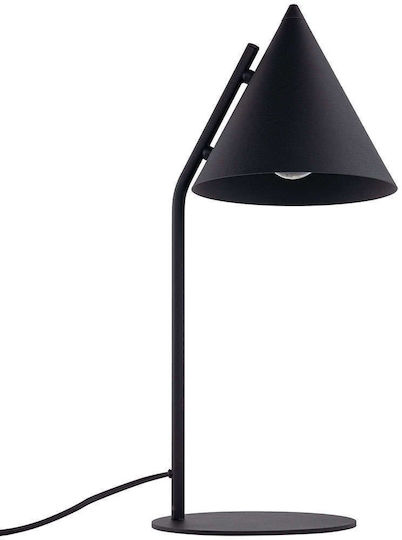 TK Lighting Μεταλλικό Πορτατίφ για Ντουί E27 με Μαύρο Καπέλο και Βάση TK Lighting Μεταλλικό Πορτατίφ για Ντουί E27 με Μαύρο Καπέλο και Βάση