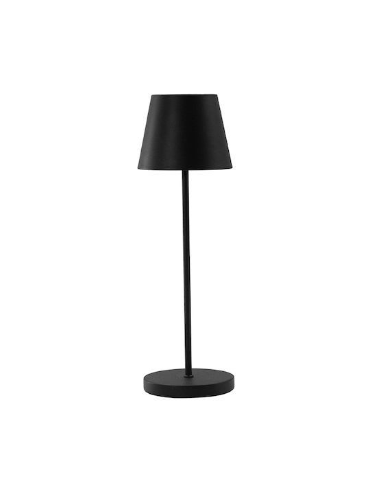 Sonora Metal Lampă de masă LED cu Abajur Negru și Bază