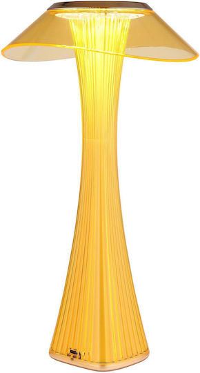 Globo Lighting Πορτατίφ LED με Μελί Καπέλο και Βάση
