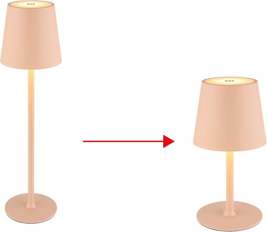 Globo Lighting Πορτατίφ LED με Πορτοκαλί Καπέλο και Βάση