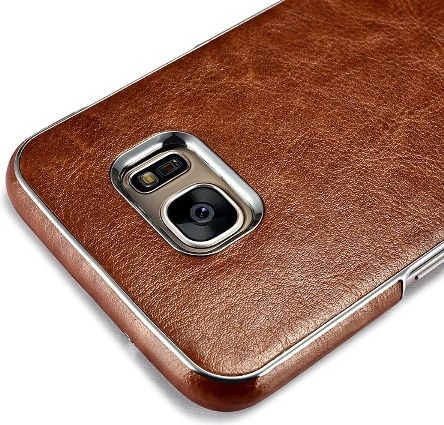 Xoomz Xoomz Back Cover Δερματίνης Μαύρο (Galaxy S7 Edge)