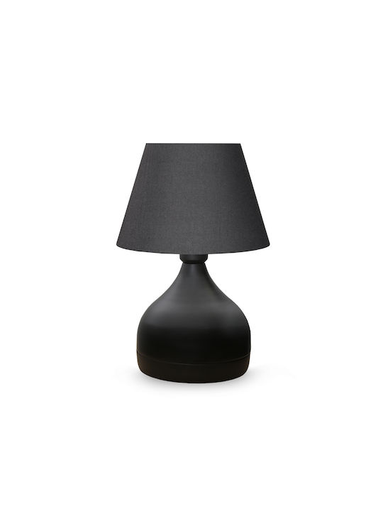 GloboStar Mickey Metal Table Lamp for Socket E27 with Black Shade and Base