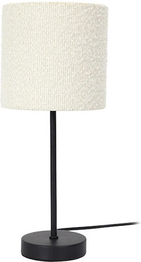 The Home Deco Factory Metal Table Lamp with White Shade and Base
