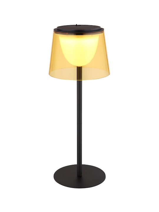 Globo Lighting Table Lamp LED with Black Shade and Base