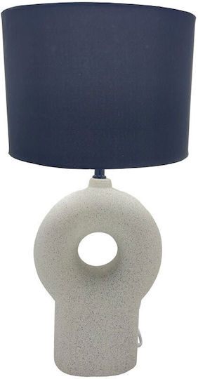 InTheBox Ceramică Lampă de masă pentru Soclu E27 cu Abajur Negru și Bază Alb