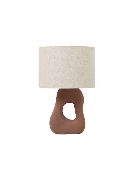 InTheBox Pierre Ceramic Table Lamp for E27 Socket with Brown Shade and Base