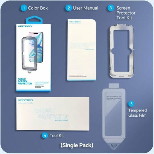 Vention Tempered Glass (iPhone 15 Plus / 16 Plus)