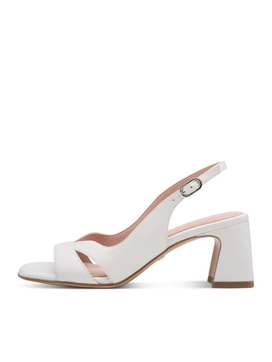 Leather Sandals White