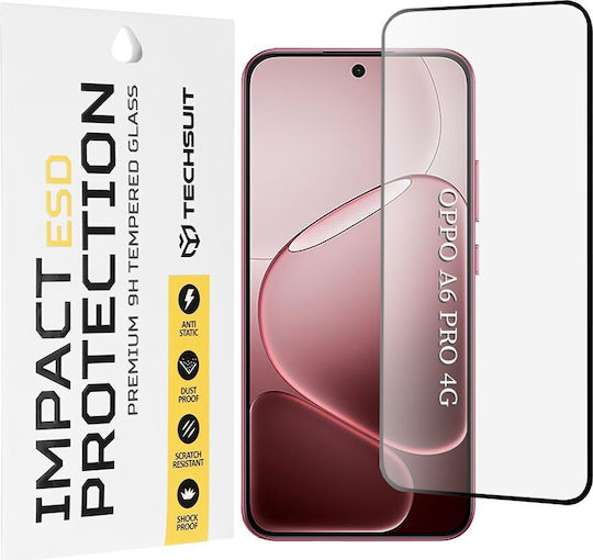 Techsuit Tempered Glass Full Glue (Oppo A6 Pro 4g / A6 Pro 5g)
