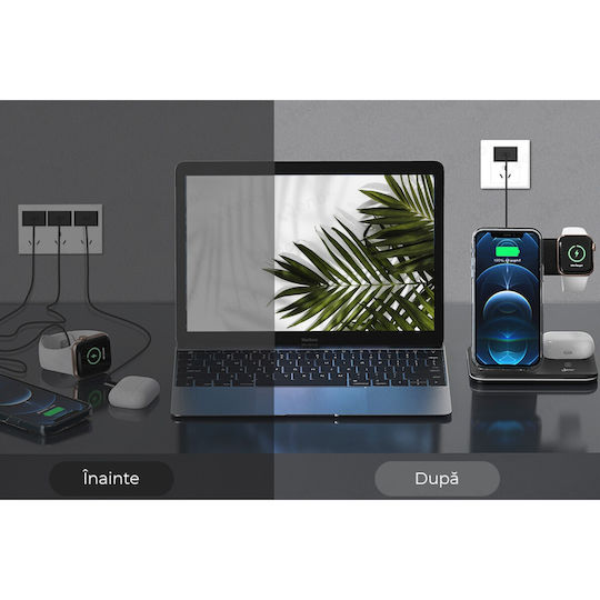 Alista Home Încărcător Wireless (Qi Pad) 15W Negru (123343)