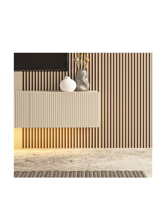 TV-Ständer mit LED-Beleuchtung aus Spanplatte M150xT31xH29cm SteweHome