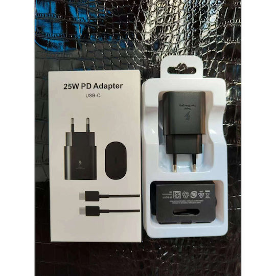 Alista Home Încărcător și Cablu USB-C 25W Negru (122401)